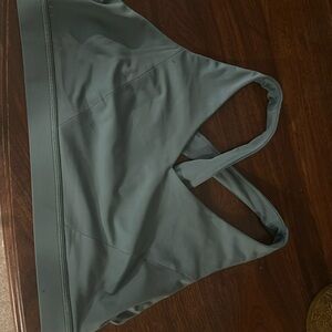 Lululemon Envital jog bra size 14 grayish green